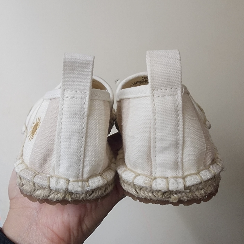 H&M Girls (Kids) Striped Espadrilles - Beige and White - Picture 4 of 6